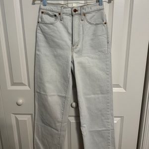 NWT Madewell The Perfect Vintage Wide-Leg Crop Jean